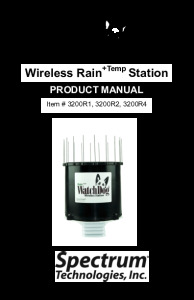 WD-RT Rain Station Manual EN